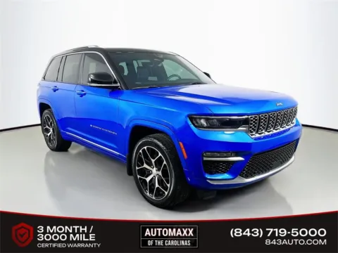 Blue 2022 Jeep Grand Cherokee Summit Reserve 4xe for sale in Summerville, SC