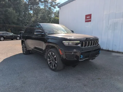Black 2022 Jeep Grand Cherokee Overland 4xe for sale in Summerville, SC