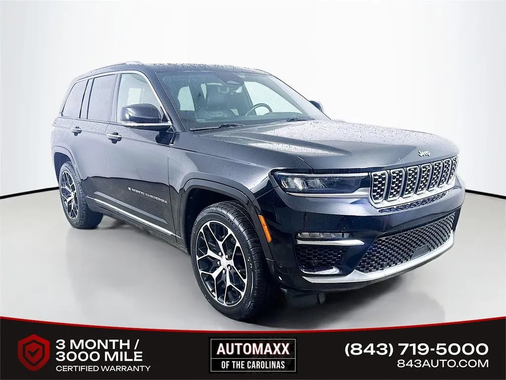 Black 2022 Jeep Grand Cherokee Summit Reserve for sale in Summerville, SC