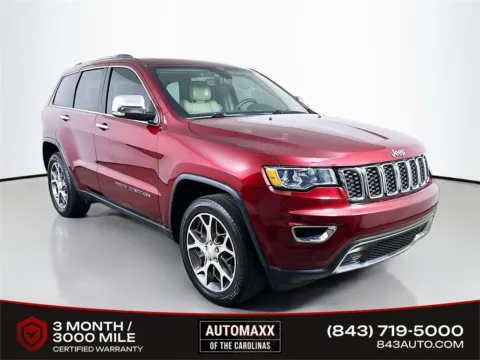 Red 2021 Jeep Grand Cherokee Limited for sale in Summerville, SC