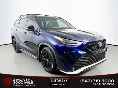 Blue 2023 Toyota Highlander XSE for sale in Summerville, SC