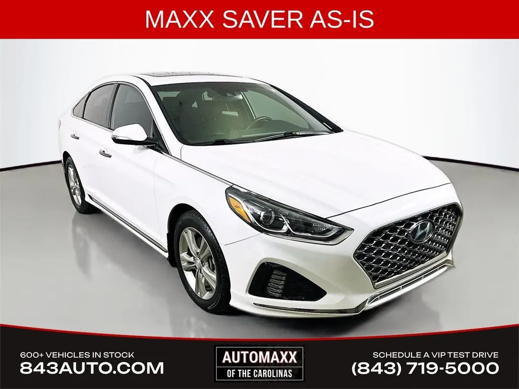 White 2019 Hyundai Sonata Sport for sale in Summerville, SC