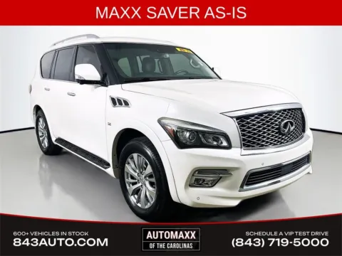 White 2017 INFINITI QX80 for sale in Summerville, SC