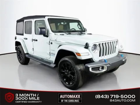 Gray 2023 Jeep Wrangler Sahara 4xe for sale in Summerville, SC