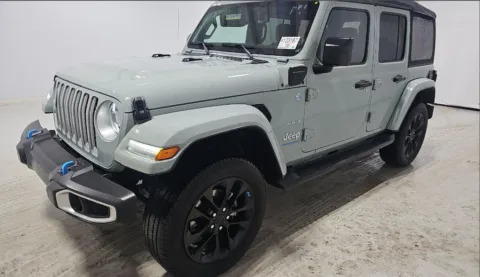 Gray 2023 Jeep Wrangler Sahara 4xe for sale in Summerville, SC