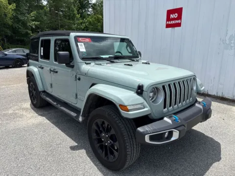 Gray 2023 Jeep Wrangler Sahara 4xe for sale in Summerville, SC