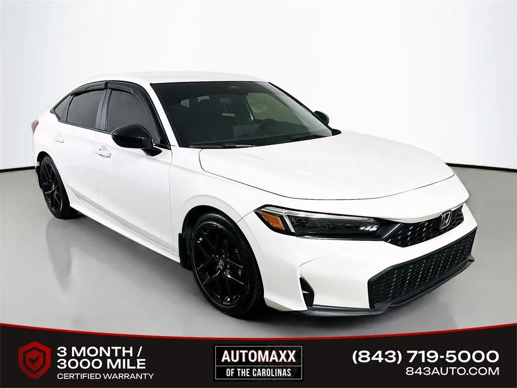 White 2025 Honda Civic Sport for sale in Summerville, SC