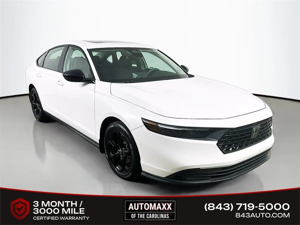 White 2025 Honda Accord SE for sale in Summerville, SC