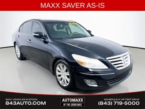 Black 2009 Hyundai Genesis 3.8 for sale in Summerville, SC