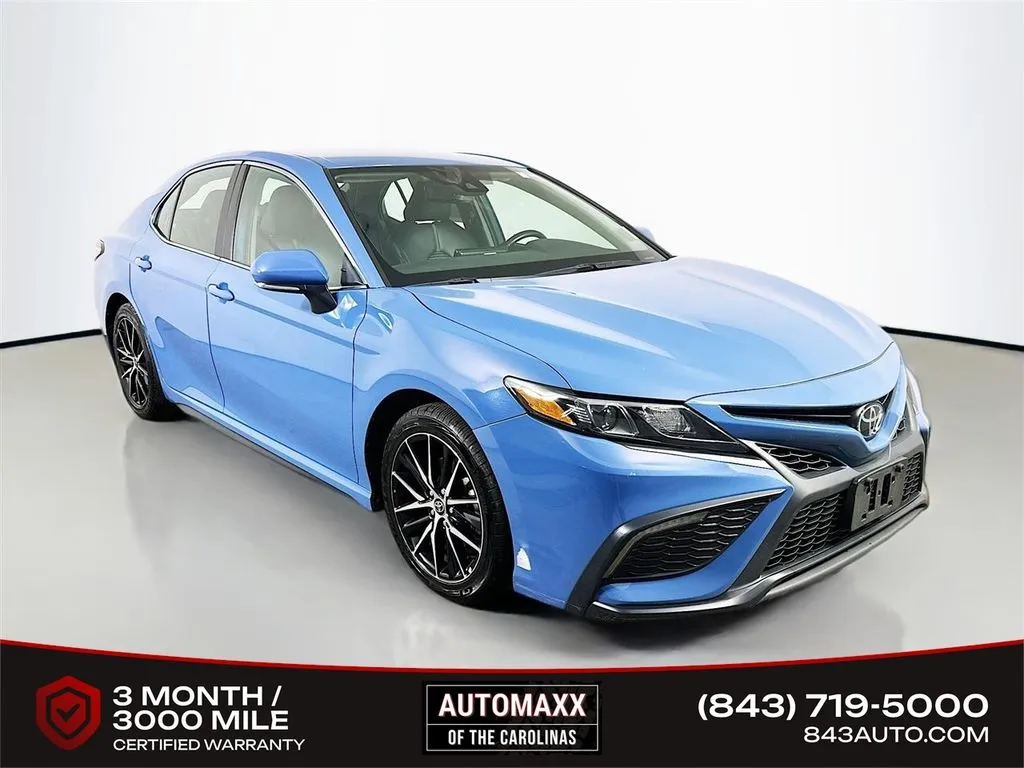 Blue 2024 Toyota Camry SE for sale in Summerville, SC