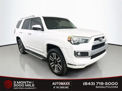 White 2017 Toyota 4Runner Limited for sale in Summerville, SC