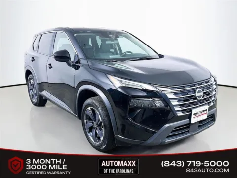 Black 2024 Nissan Rogue SV for sale in Summerville, SC