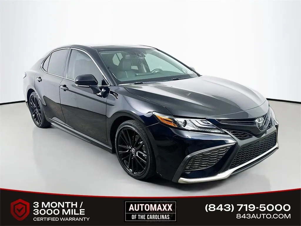 Black 2022 Toyota Camry XSE V6 for sale in Summerville, SC