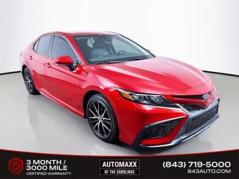 Red 2022 Toyota Camry SE for sale in Summerville, SC