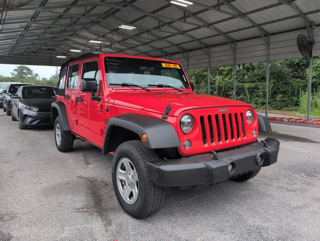 Red 2016 Jeep Wrangler Unlimited Sport for sale in Summerville, SC