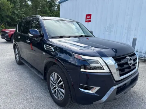 Blue 2021 Nissan Armada SL for sale in Summerville, SC
