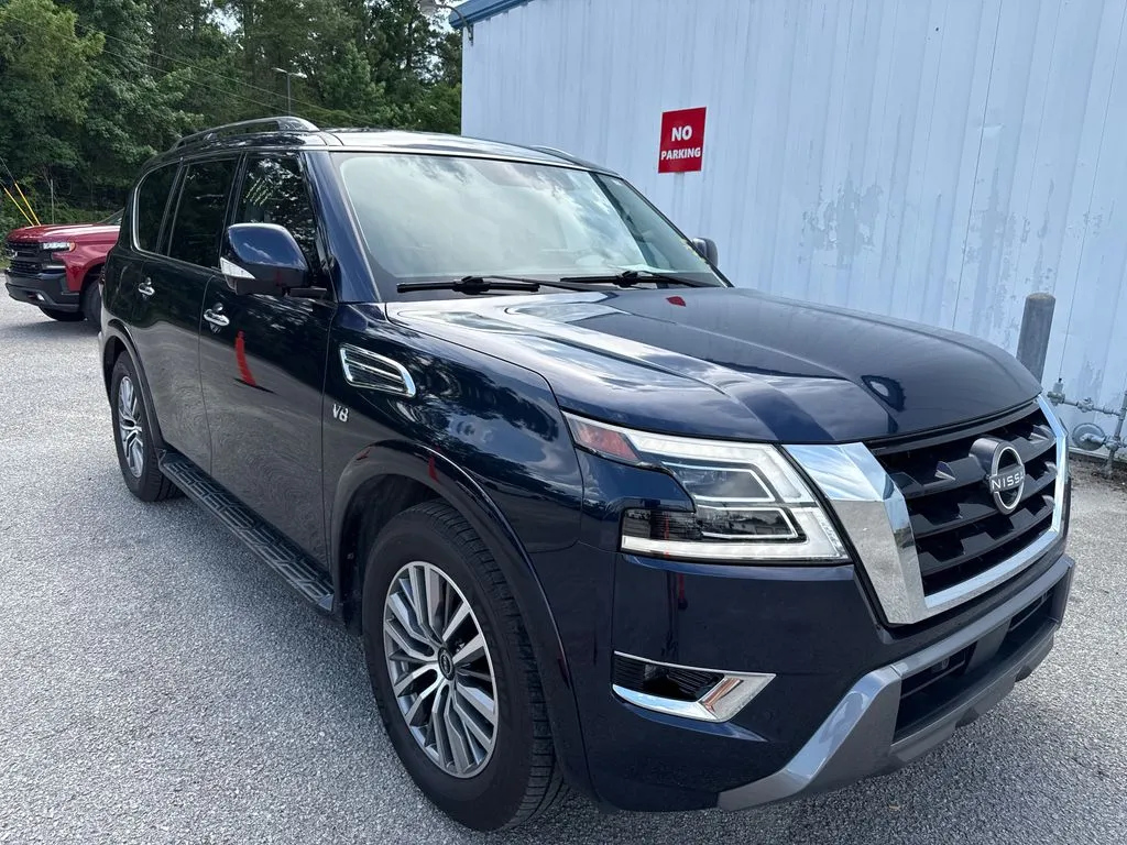 Blue 2021 Nissan Armada SL for sale in Summerville, SC