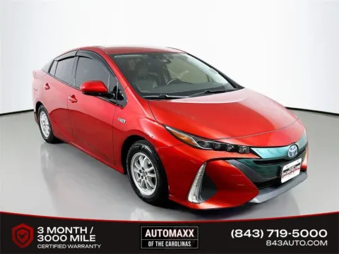 Red 2017 Toyota Prius Prime Premium for sale in Summerville, SC