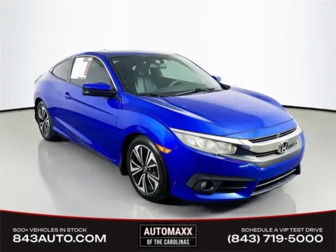 Blue 2016 Honda Civic EX-T for sale in Summerville, SC