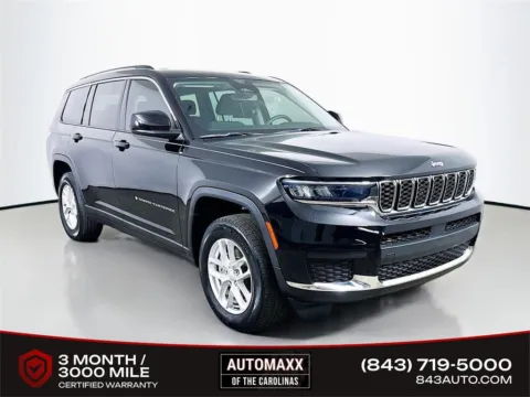 Black 2023 Jeep Grand Cherokee L Laredo for sale in Summerville, SC