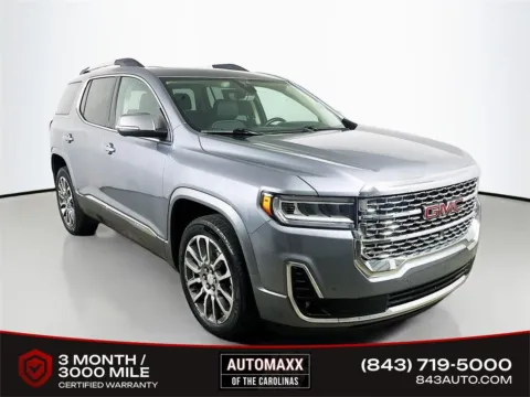 Silver 2021 GMC Acadia Denali for sale in Summerville, SC