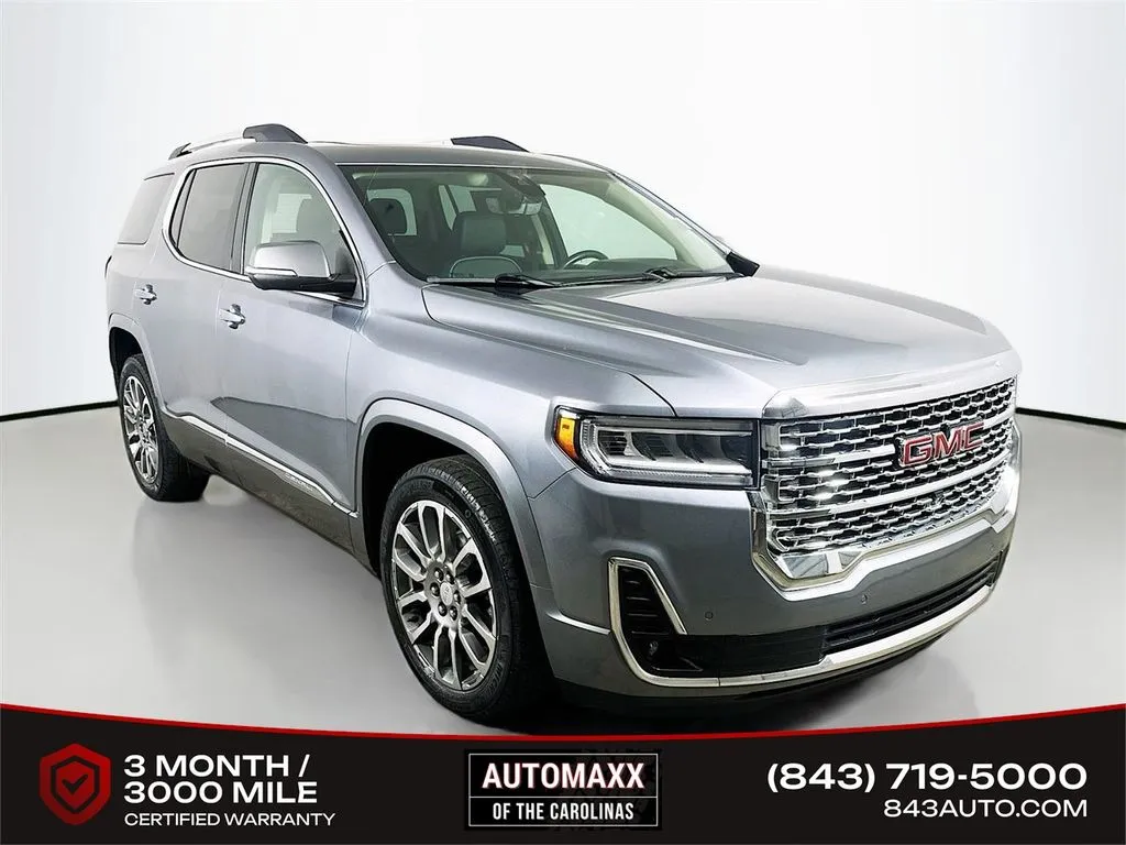 Silver 2021 GMC Acadia Denali for sale in Summerville, SC