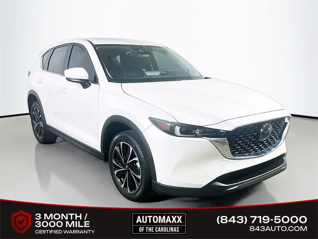 White 2023 Mazda CX-5 2.5 S Premium Package for sale in Summerville, SC