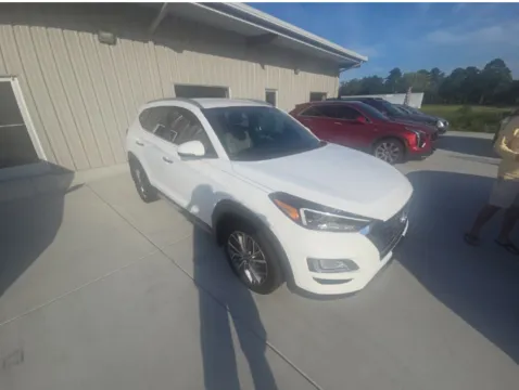 White 2020 Hyundai Tucson Limited for sale in Summerville, SC