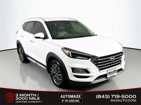 White 2020 Hyundai Tucson Limited for sale in Summerville, SC