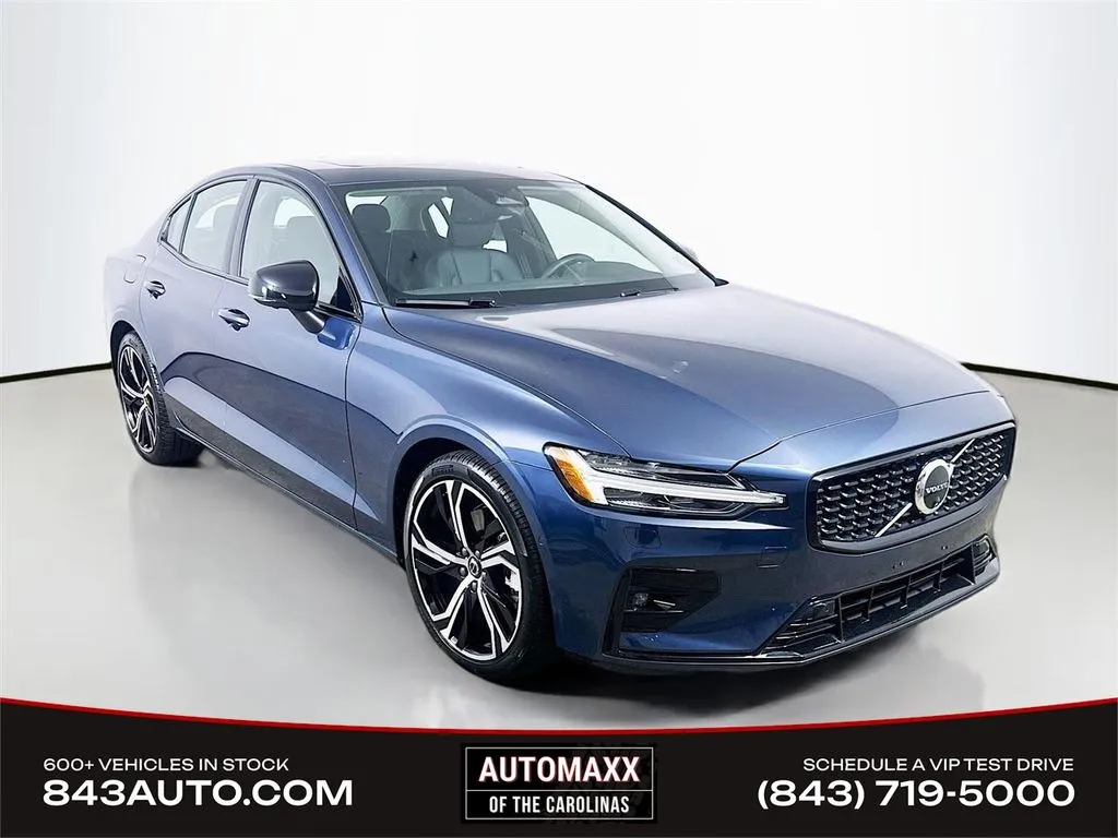 Blue 2024 Volvo S60 B5 Plus Dark Theme for sale in Summerville, SC