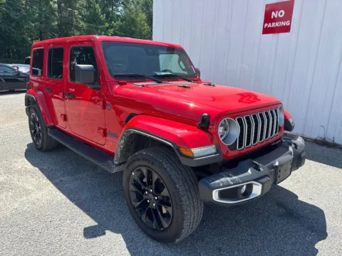 Red 2025 Jeep Wrangler Sahara 4xe for sale in Summerville, SC