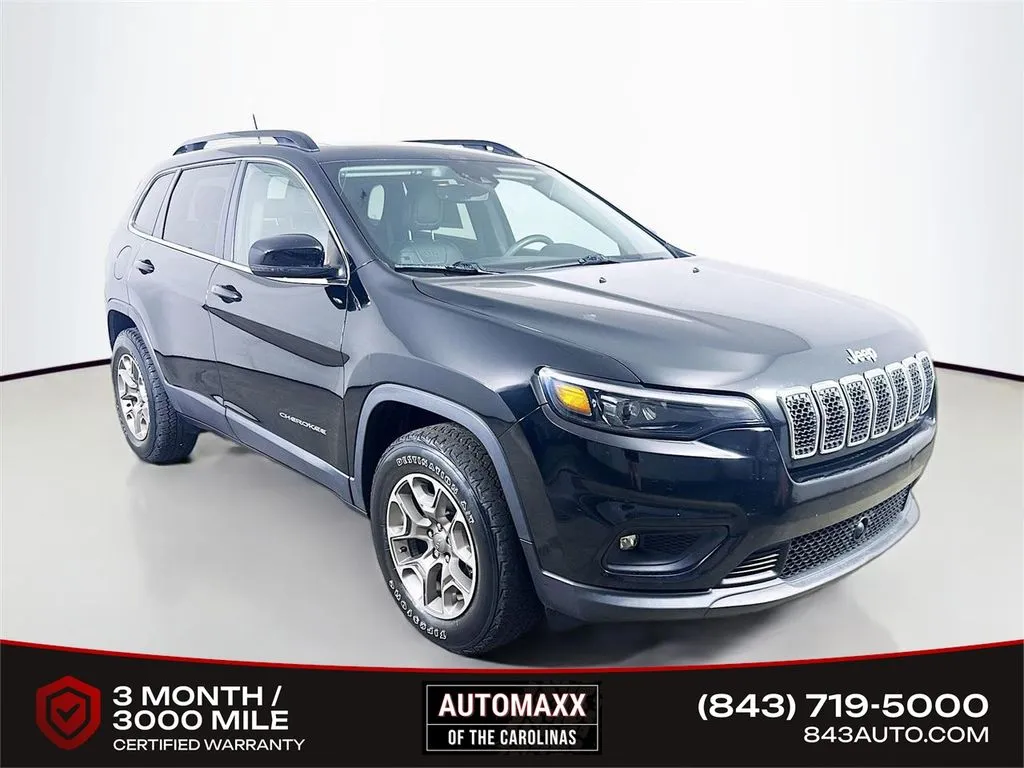 Black 2022 Jeep Cherokee Latitude Lux for sale in Summerville, SC