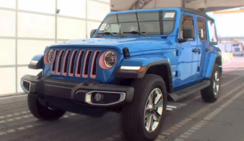 Blue 2022 Jeep Wrangler Unlimited Sahara for sale in Summerville, SC