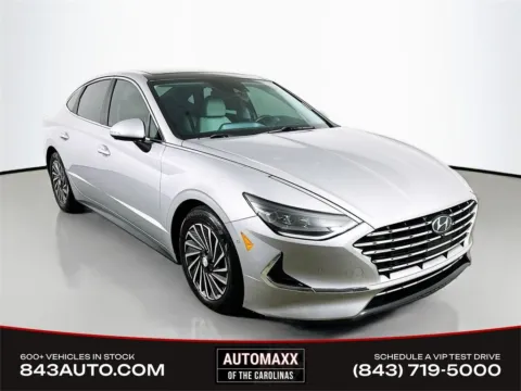 Silver 2023 Hyundai Sonata Hybrid Limited for sale in Summerville, SC