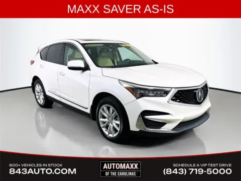 White 2019 Acura RDX for sale in Summerville, SC