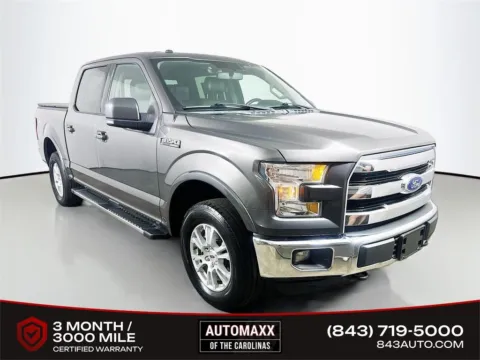 Gray 2016 Ford F-150 Lariat for sale in Summerville, SC