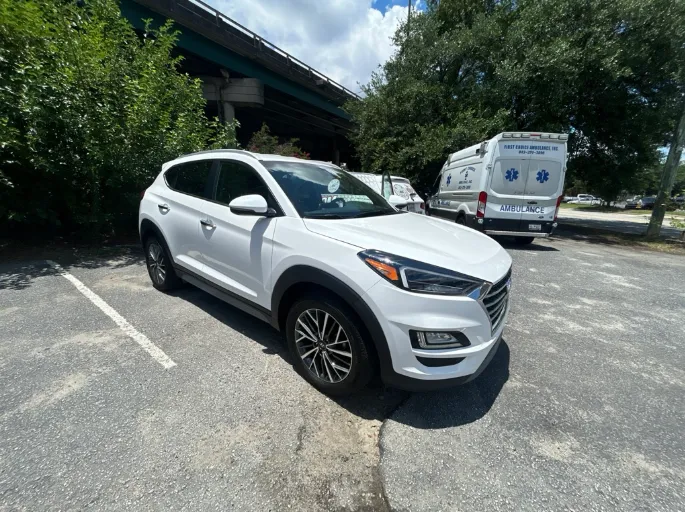 White 2021 Hyundai Tucson Limited for sale in Summerville, SC