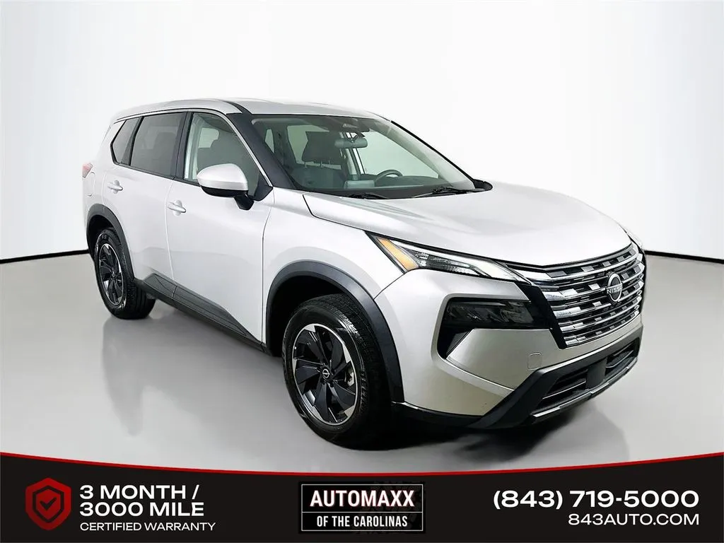 Silver 2024 Nissan Rogue SV for sale in Summerville, SC