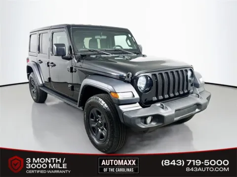 Black 2023 Jeep Wrangler Sport for sale in Summerville, SC