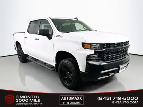 White 2021 Chevrolet Silverado 1500 Custom Trail Boss for sale in Summerville, SC