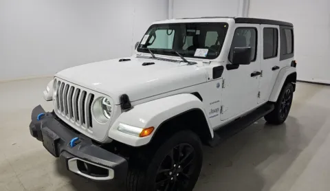 White 2022 Jeep Wrangler Unlimited Sahara 4xe for sale in Summerville, SC