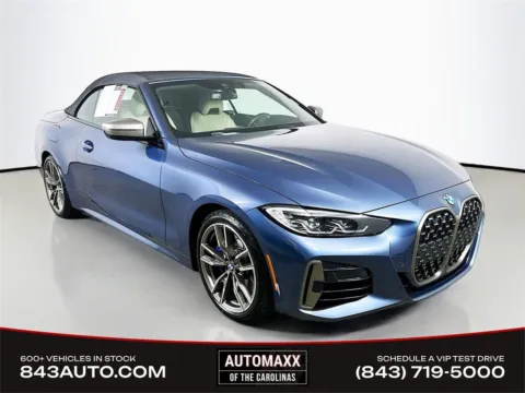 Blue 2023 BMW 4 Series M440i xDrive for sale in Summerville, SC
