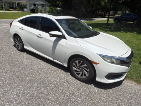White 2017 Honda Civic EX for sale in Summerville, SC