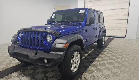 Blue 2019 Jeep Wrangler Unlimited Sport S for sale in Summerville, SC