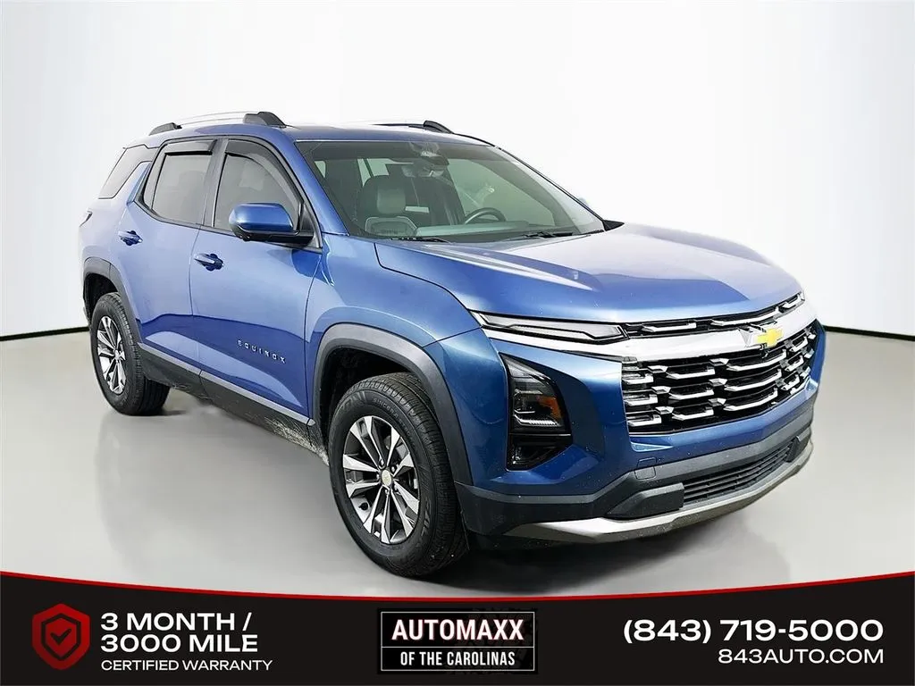 Blue 2025 Chevrolet Equinox LT for sale in Summerville, SC