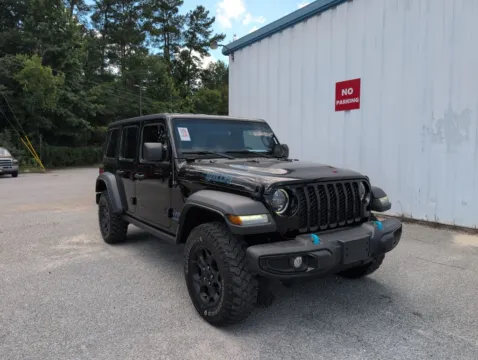 Black 2023 Jeep Wrangler Willys 4xe for sale in Summerville, SC