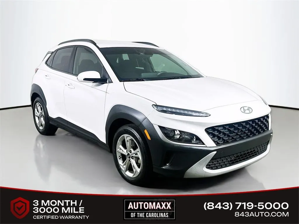 White 2023 Hyundai Kona SEL for sale in Summerville, SC