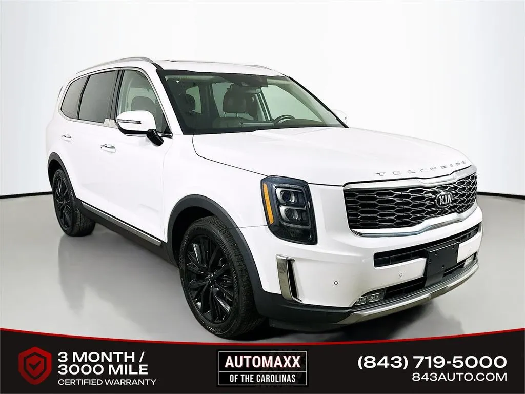 White 2021 Kia Telluride SX for sale in Summerville, SC