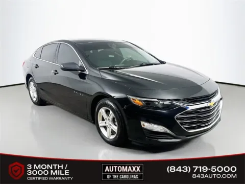 Black 2022 Chevrolet Malibu LS for sale in Summerville, SC