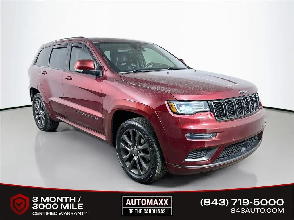 Red 2019 Jeep Grand Cherokee Overland for sale in Summerville, SC